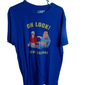 Men's Chive Tee Size Large Oh‎ Look A New Variant Blue T-shirt